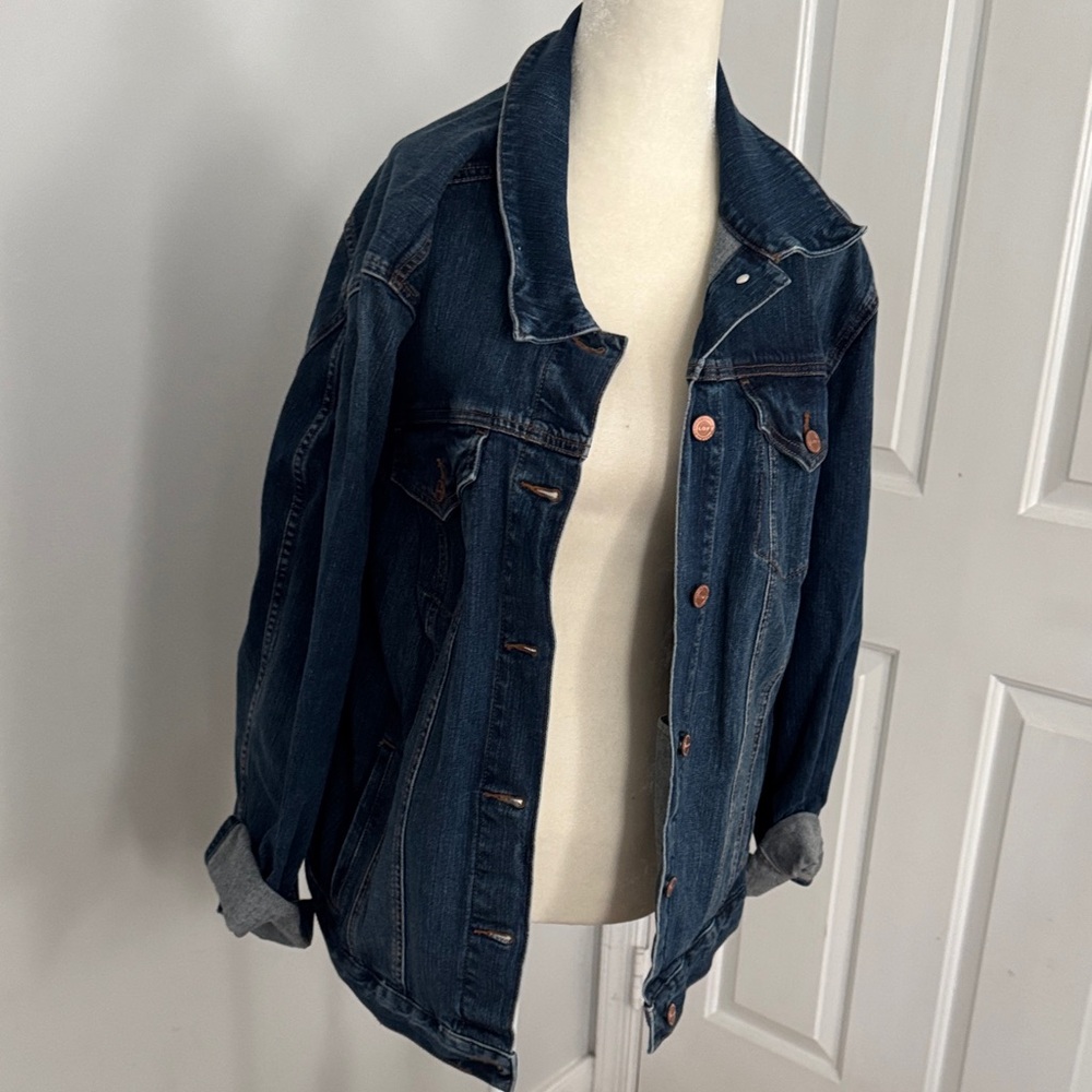 LOFT Dark Blue Jean Jacket